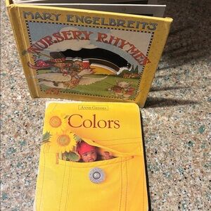 Anne Geddes Colors Book & nursery rhymes book